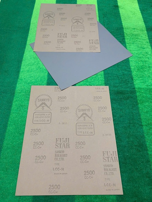 Giấy ráp siêu mịn #2500 Sankyo Fujistar, mã LH, kích thước 230mmx280mm