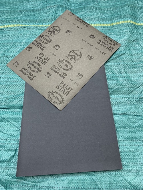 Giấy ráp mịn P400 Fujistar Sankyo, mã LCC-H, kích thước 230mmx280mm