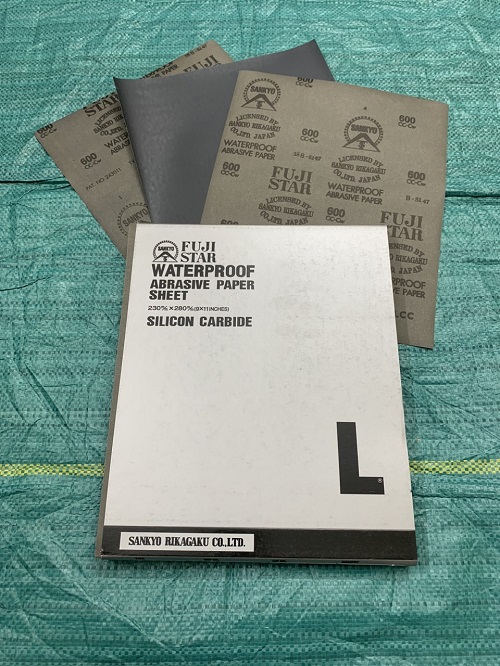 Giấy ráp mịn P600 Fujistar Sankyo, mã LCC-H, kích thước 230mmx280mm