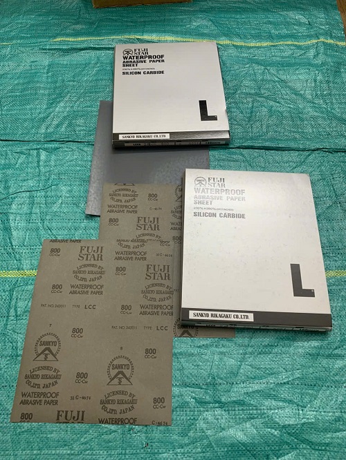 Giấy ráp mịn #800 Fujistar Sankyo, mã LCC-H, kích thước 230mmx280mm