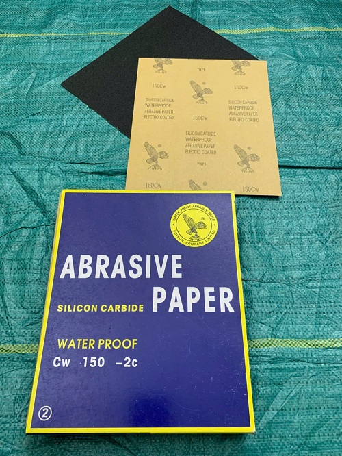 Giấy ráp thô Hàn Quốc P150, hãng Đại Bàng, kích thước 230mmx280mm