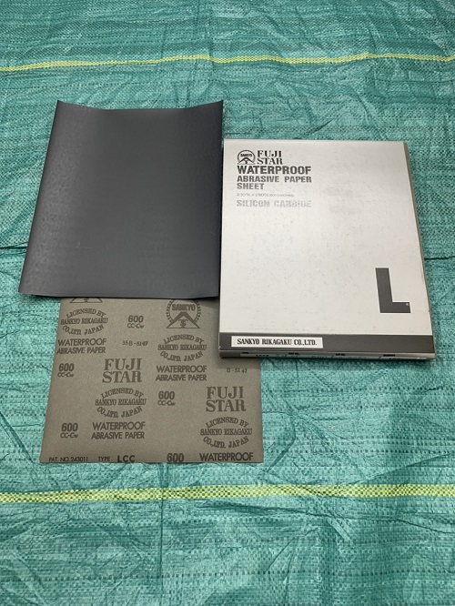 Giấy ráp thô P600 Fujistar Sankyo, kích thước 230mmx280mm, chịu nước