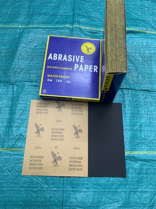 Giấy ráp tờ A4, chịu nước, hãng sản xuất Đại Bàng, độ nhám P120