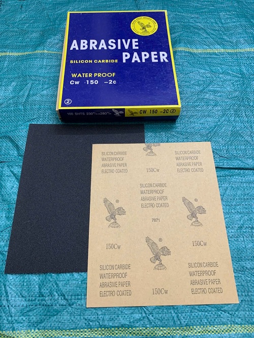 Giấy ráp tờ A4, chịu nước, hãng sản xuất Đại Bàng, độ nhám P150