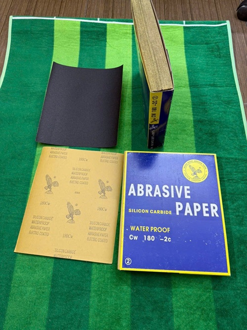 Giấy ráp tờ A4, chịu nước, hãng sản xuất Đại Bàng, độ nhám P180