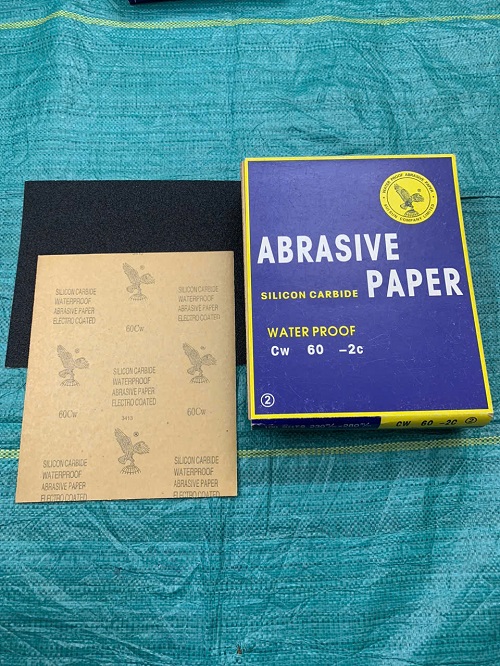 Giấy ráp tờ A4, chịu nước, hãng sản xuất Đại Bàng, độ nhám P60