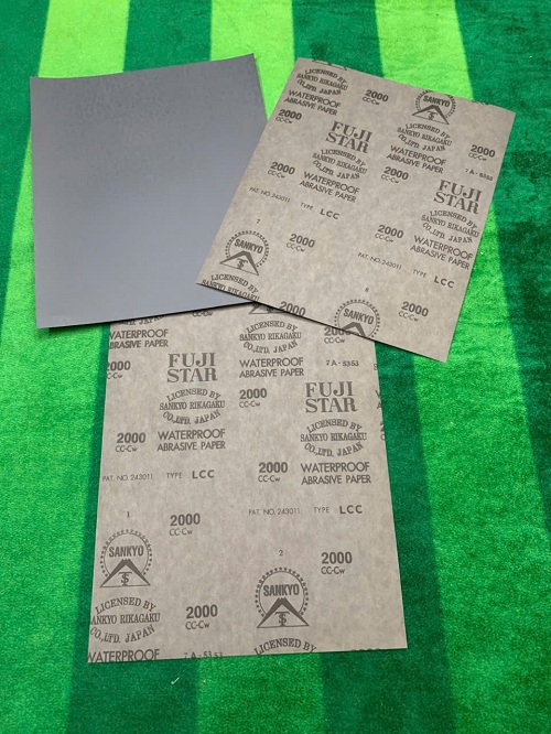 Giấy ráp tờ A4, chịu nước, hãng sản xuất Sankyo Fujistar, độ hạt P2000