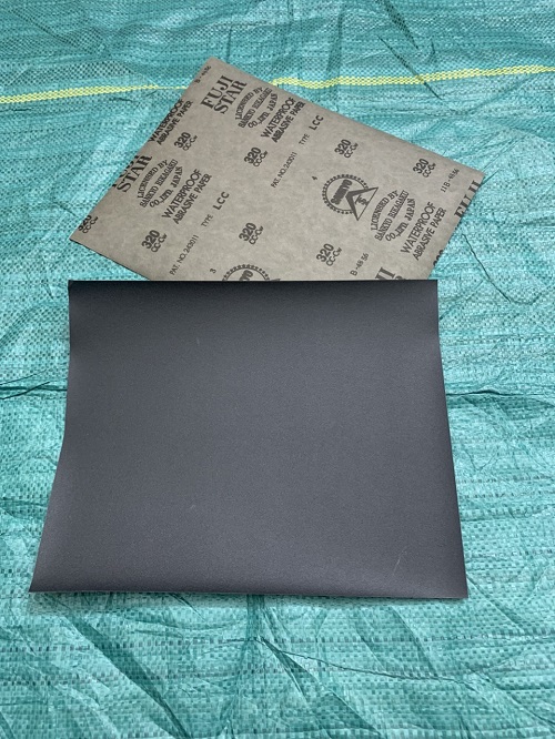 Giấy ráp tờ A4, chịu nước, hãng sản xuất Sankyo Fujistar, độ nhám P320