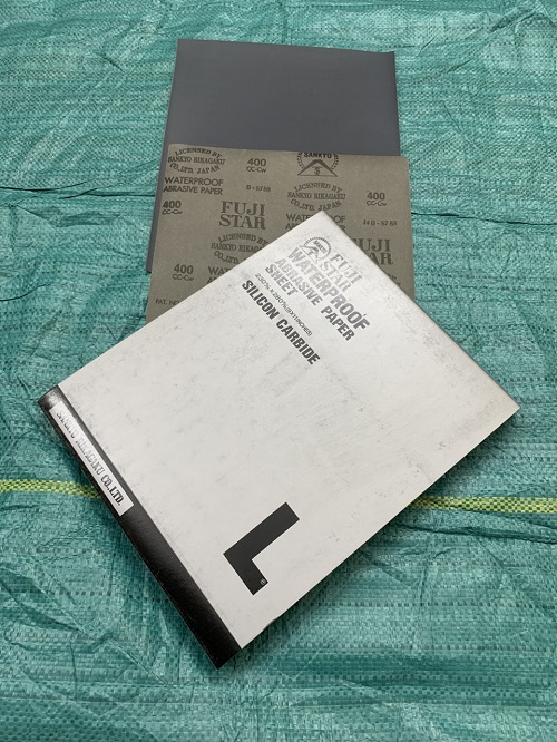 Giấy ráp tờ A4, chịu nước, hãng sản xuất Sankyo Fujistar, độ nhám P400