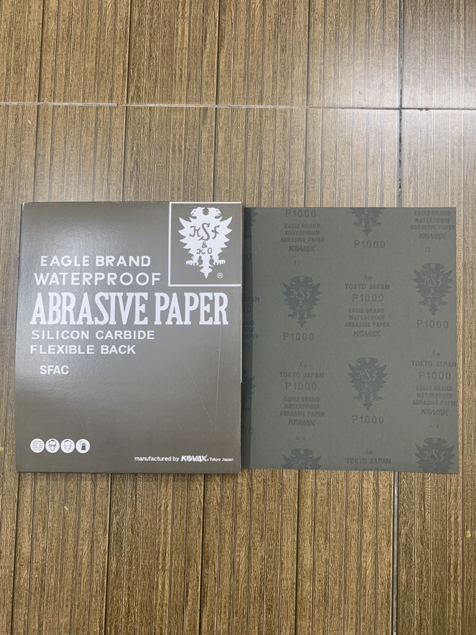 Giấy ráp tờ Kovax Tokyo Japan độ nhám P1000 kích thước 230mmx280mm