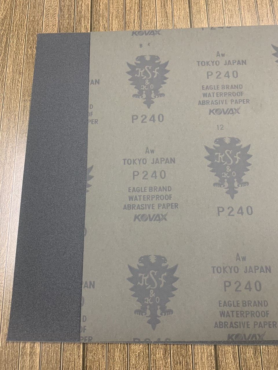 Giấy ráp tờ Kovax Tokyo Japan độ nhám P240 kích thước 230mmx280mm