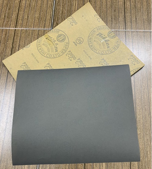 Giấy ráp tờ Nikken Japan, độ nhám từ P60 đến P3000, kích thước tờ A4