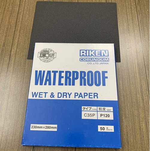 Giấy ráp tờ RIKEN CP35 độ nhám P120 kích thước 230mmx280mm 100 tờ/tập