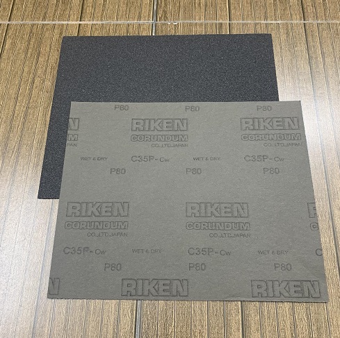 Giấy ráp tờ RIKEN CP35 độ nhám P80 kích thước 230mmx280mm 100 tờ/tập