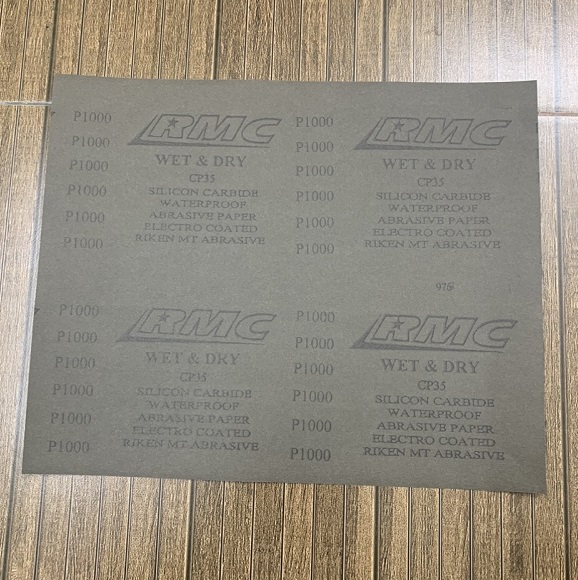 Giấy ráp tờ RMC CP35 độ nhám P1000 kích thước 230mmx280mm 100 tờ/tập