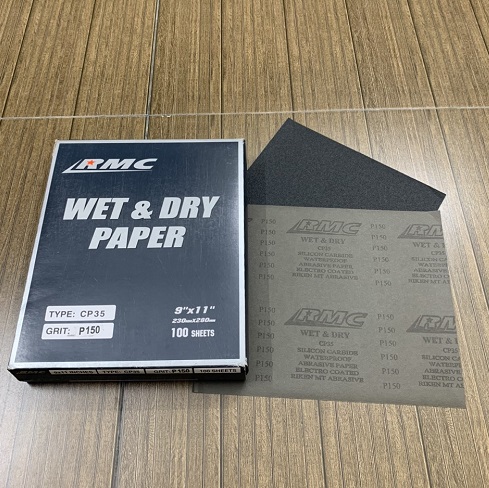 Giấy ráp tờ RMC CP35 độ nhám P150 kích thước 230mmx280mm 100 tờ/tập