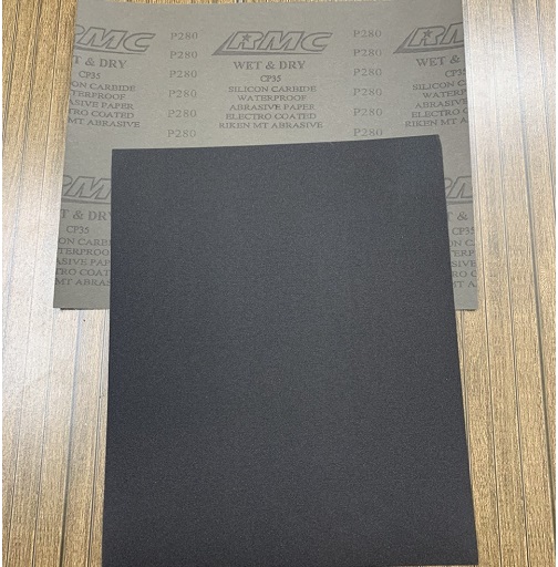 Giấy ráp tờ RMC CP35 độ nhám P280 kích thước 230mmx280mm 100 tờ/tập