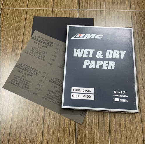 Giấy ráp tờ RMC CP35 độ nhám P400 kích thước 230mmx280mm 100 tờ/tập