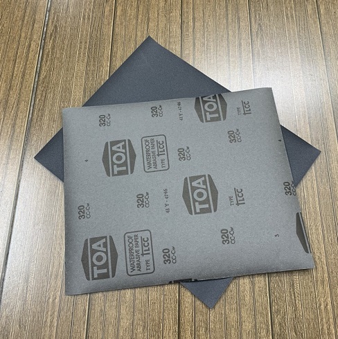 Giấy ráp tờ TOA kích thước 230mmx280mm độ nhám P320