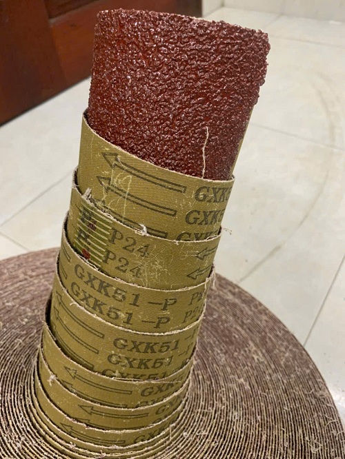 Vải ráp cuộn, độ nhám thô P24, hãng GXK51