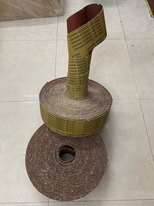 Vải nhám độ hạt P36, độ nhám P36, vải nhám thô