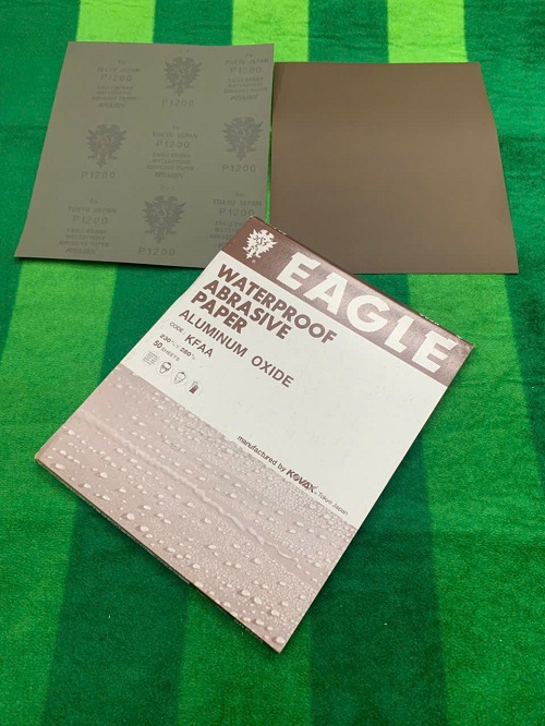 Giấy giáp mã KFAA Kovax đỏ, độ hạt P1200, kích thước 9x11