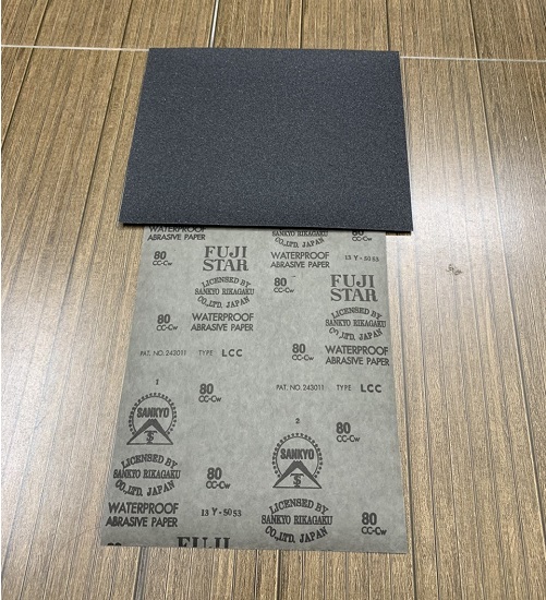 Nhám tờ Fujistar Sankyo độ nhám P80, ráp tờ Sankyo #80, giáp tờ Sankyo CC80