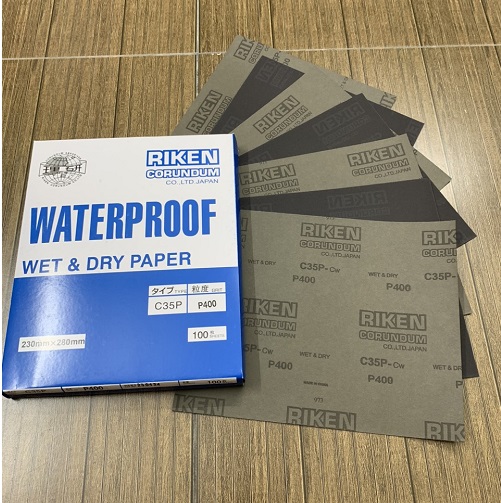 Nhám tờ RIKEN độ nhám P400, ráp tờ RIKEN #400, giáp tờ RIKEN P400