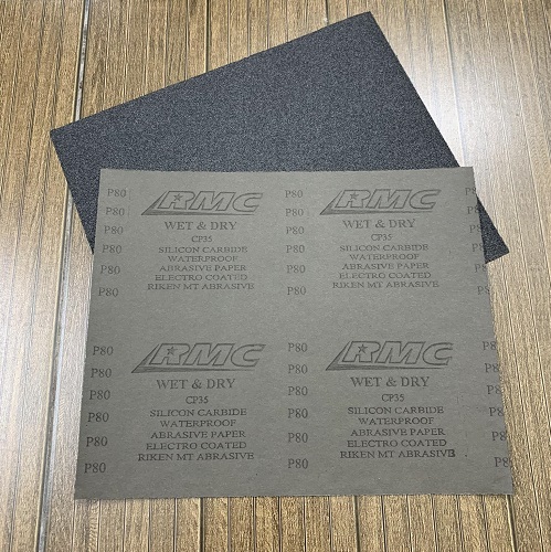 Nhám tờ thô RMC độ nhám P80, ráp tờ RMC #80, giáp tờ RMC P80, Mã CP35