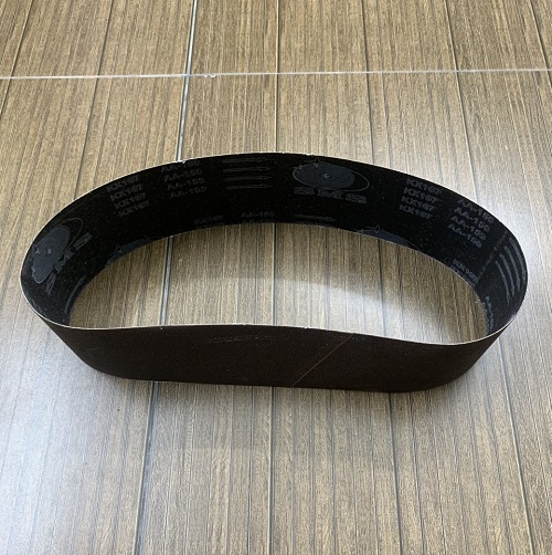 Nhám vòng kích thước 100mmx915mm, hãng SMS KX167, độ nhám P150