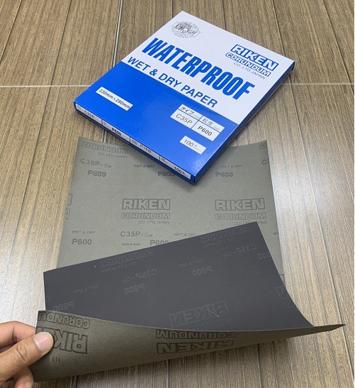 Ráp tờ A4 Riken CP35, độ nhám P600, kích thước 230mmx280mm