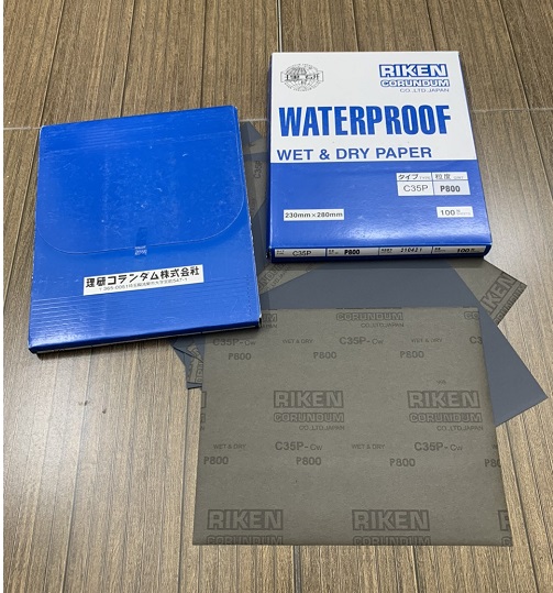 Ráp tờ A4 Riken CP35, độ nhám P800, kích thước 230mmx280mm