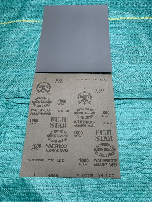 Ráp tờ Sankyo Fujistar, độ nhám mịn P1000, kích thước 230mmx280mm