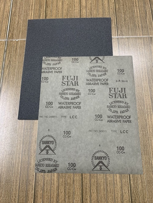 Ráp tờ Fujistar Sankyo, độ nhám thô P100, kích thước 230mmx280mm