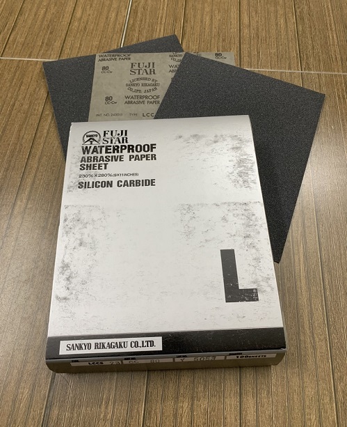 Ráp tờ Fujistar Sankyo, độ nhám thô P80, kích thước 230mmx280mm