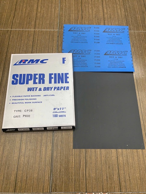 Hà Nội mua giấy nhám, giấy ráp P1000 ở đâu, giá bao nhiêu, hãng RMC CP38