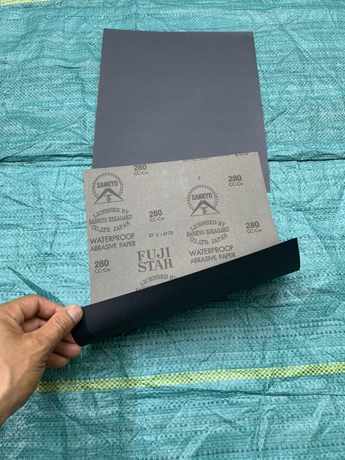 Giáp tờ A4 LCC Sankyo Fujistar P280, màu xám, chịu nước, kích thước 9''x11''