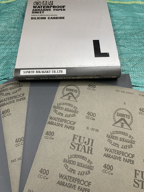 Toàn quốc bán giấy nhám thô độ hạt #400 Fujistar, kích thước 9''x11''