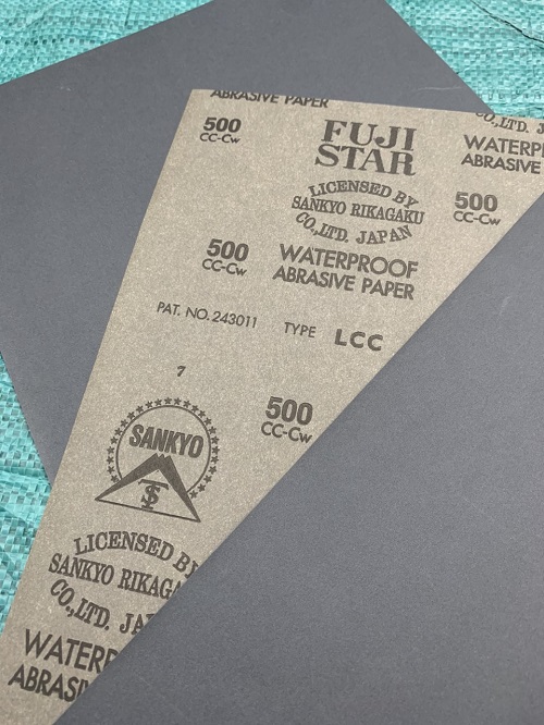 Giấy nhám ướt P500 Fujistar Sankyo, kích thước 230mmx280mm (A4)