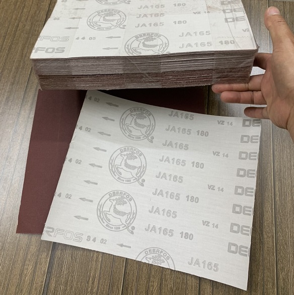 Vải giáp Deerfos mã ja165 P180 nhập khẩu Hàn Quốc kích thước 9''x11''