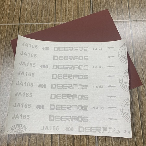 Vải giáp Deerfos mã ja165 P400 nhập khẩu Hàn Quốc kích thước 9''x11''