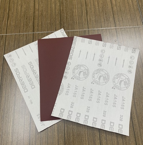 Vải ráp tờ ja165 P320 Deerfos Hàn Quốc kích thước A4 (230mmx280mm)