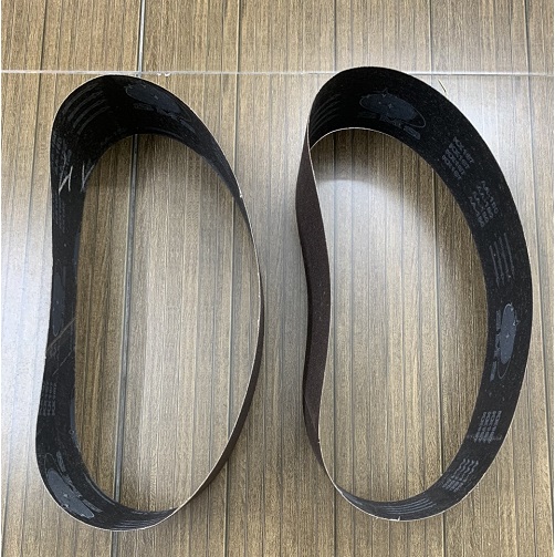 Vải ráp vòng 100mmx915mm, thương hiệu SMS KX167, độ nhám P150