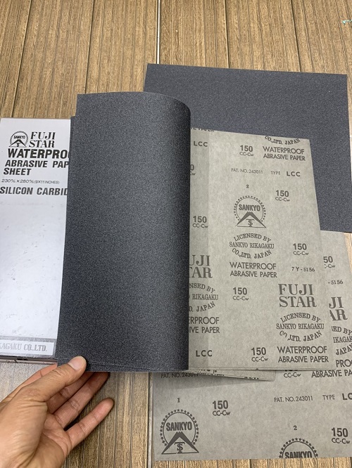 Vừa về lô hàng giấy nhám Fujistar Sankyo, độ nhám P150
