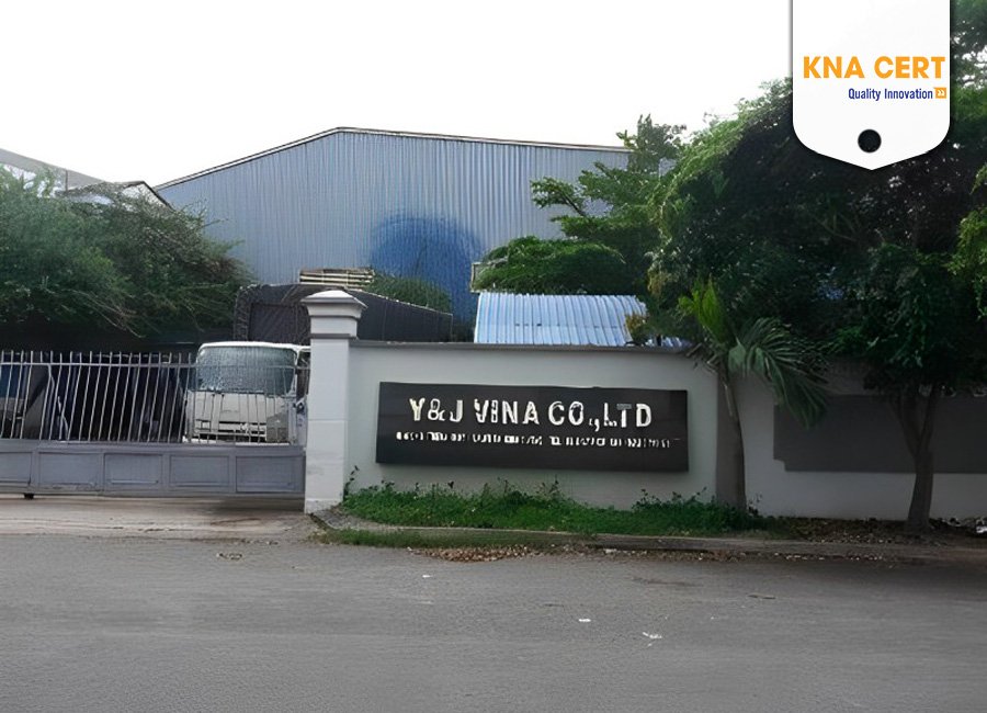 Chứng nhận ISO 9001:2015 cho Công ty TNHH Y&J VINA