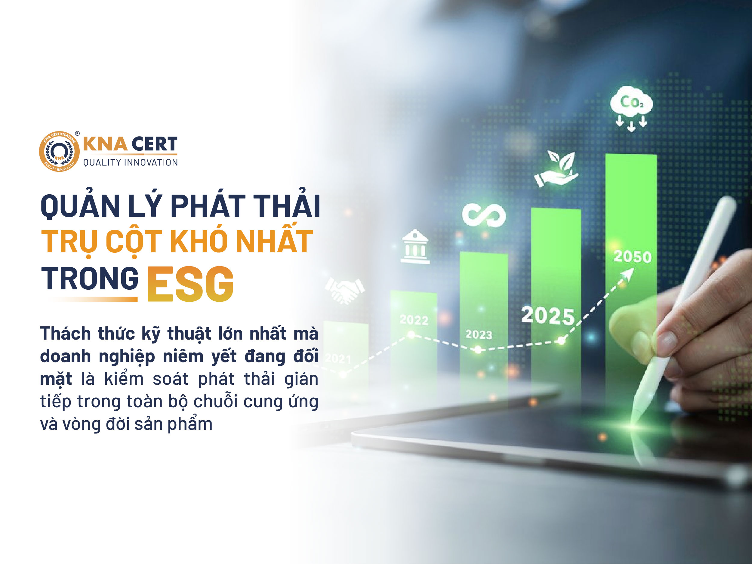 Quản lý phát thải – trụ cột khó nhất trong ESG