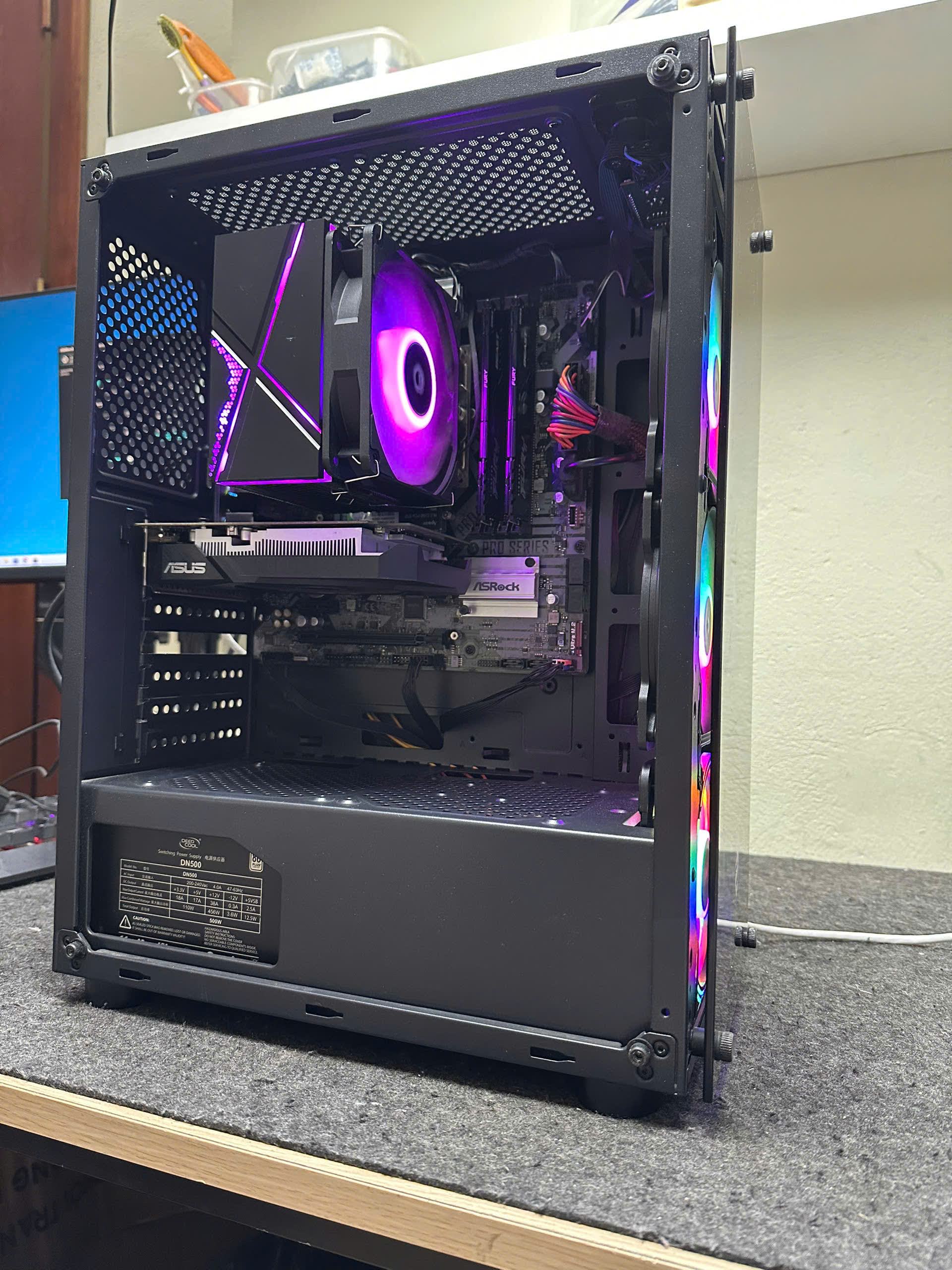 CASE i5 11400F +RAM 16GB+ GTX 1650