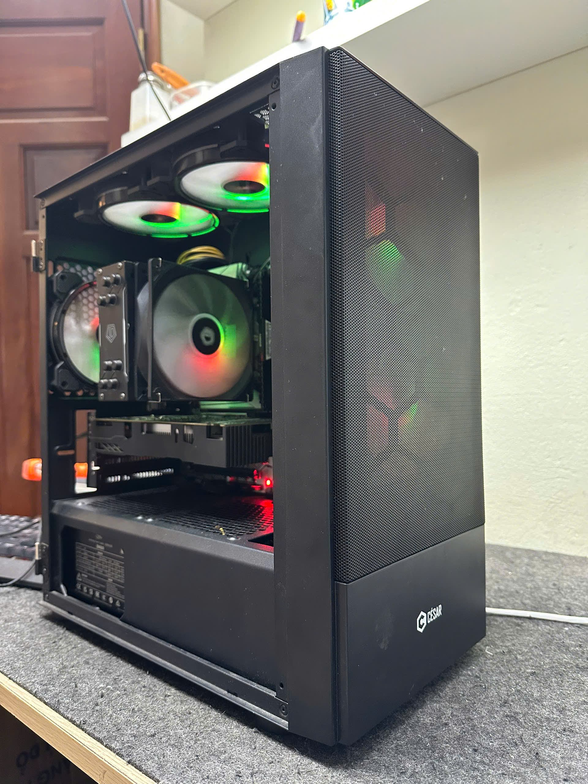 CASE i5 10400F +RAM 16GB+GTX 1050