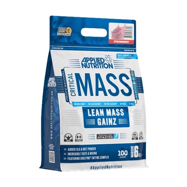Sữa tăng cân Critical Mass Professional - Lean Mass Gainer Applied Nutrition 6kg - 3 mùi