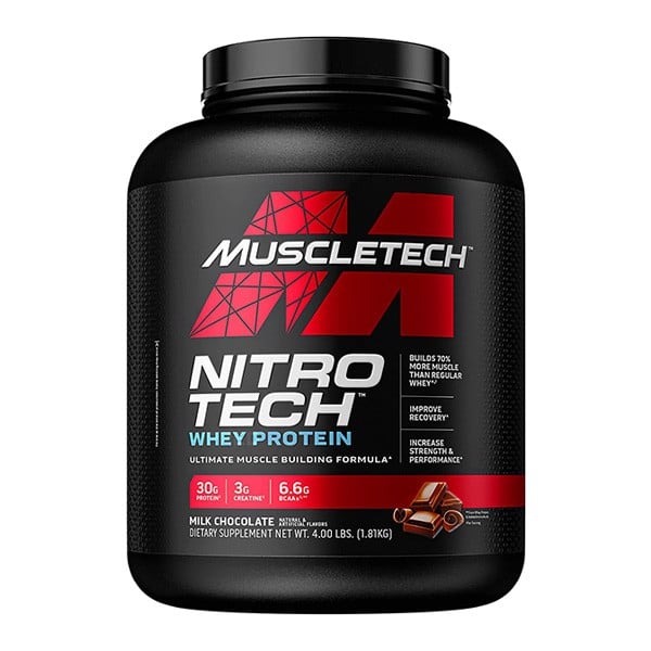 Sữa Tăng Cơ Nitro-Tech Performance Series 1.8kg 4 mùi